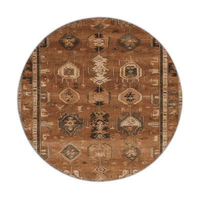 Tapis turc intérieur et extérieur brun