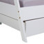 Griffen European Single (90 X 200Cm) 2 Drawers, Solid Wood, Travel Bed With Mattress, By Isabelle & Max-1906228626