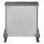 Table de chevet 2 tiroirs Antique Platinum