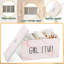 Porte-tampons pour salle de bain avec couvercle Tampon de rangement pour tampons pour salle de bain