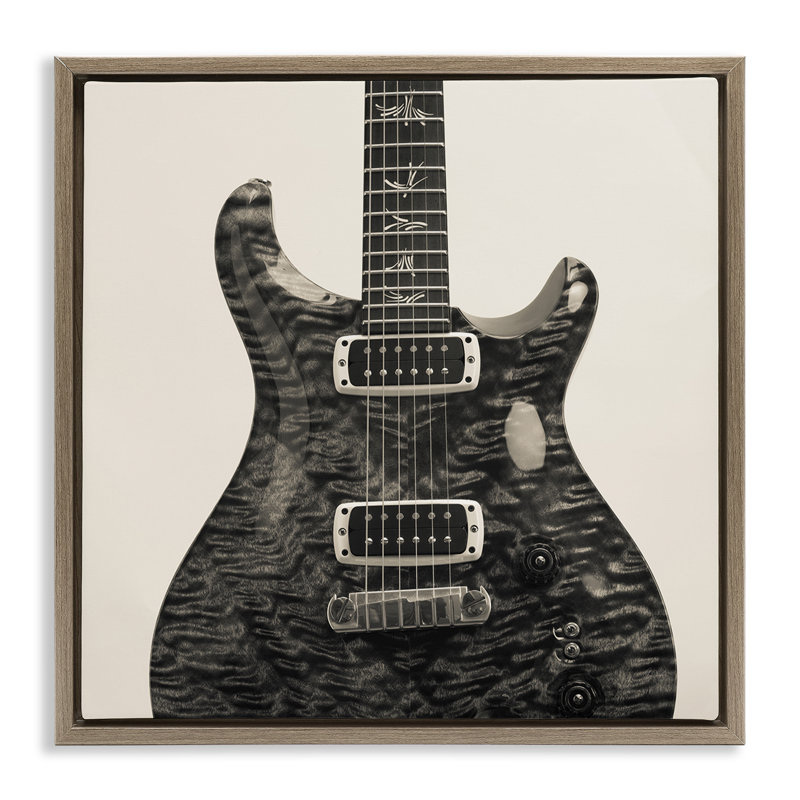  «Wave Waveed» par Deborah Revell, H 25 po x l 25 po, Cadre flottant orme Montalcino