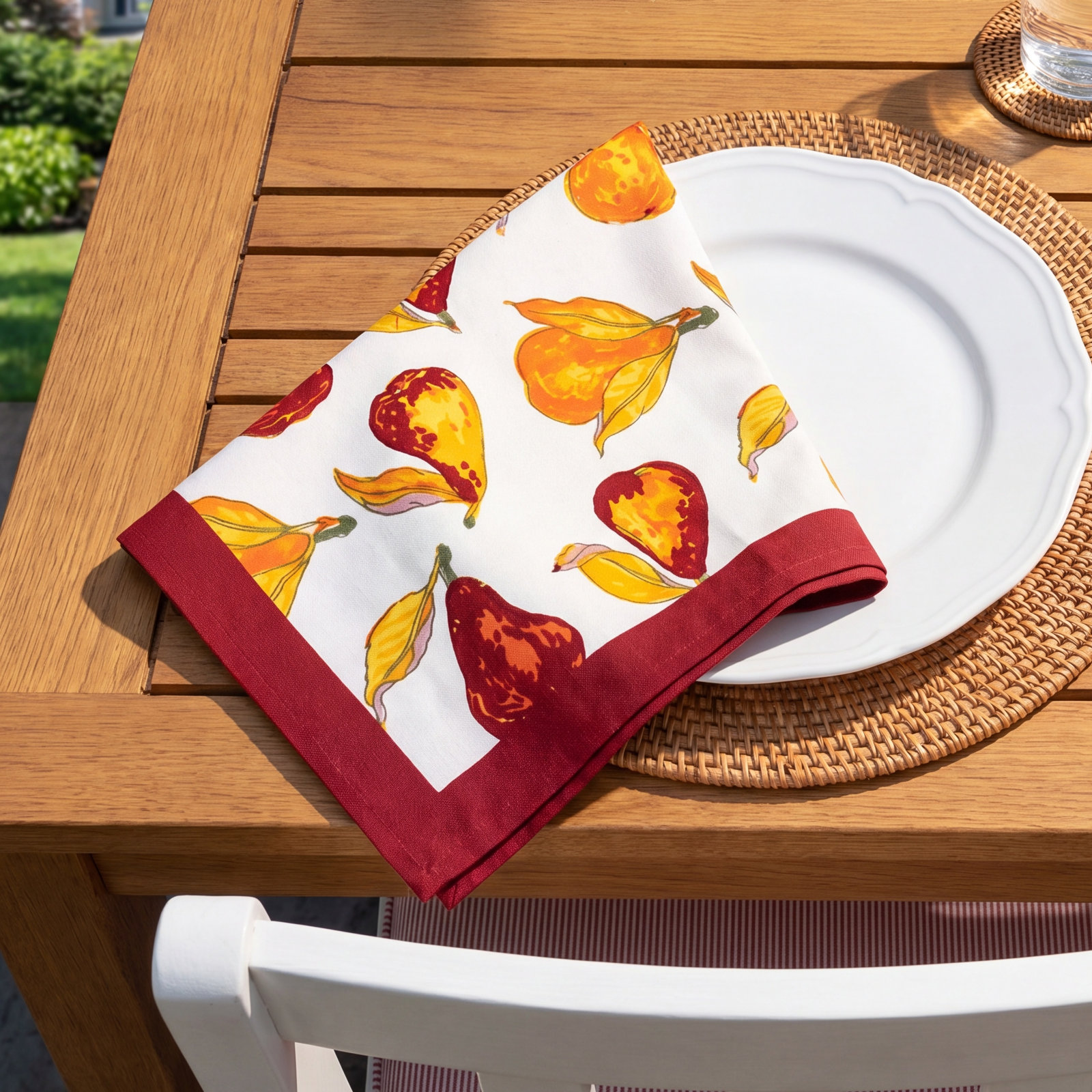Carla Reversible Linen Placemat and Napkin Set