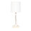Polished African Inner Horn Table Lamp