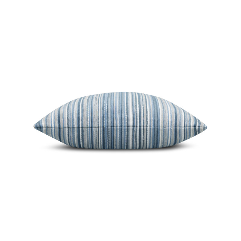 Lush Velvet Earth Woven Accent Pillow Cover & Insert, Square 20", Cloud