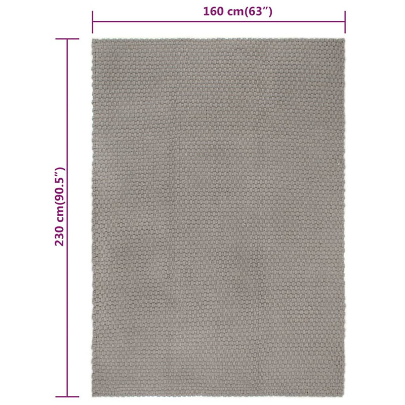 Ilarie Solid Colour Area Rug, Rectangle 160 x 230cm