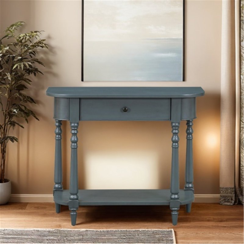 Console rétro avec rangement polyvalent et design exquis, Marine
