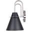 Éclairage pour salle de bain à 2 lumières à intensité variable noir / nickel brossé Talia