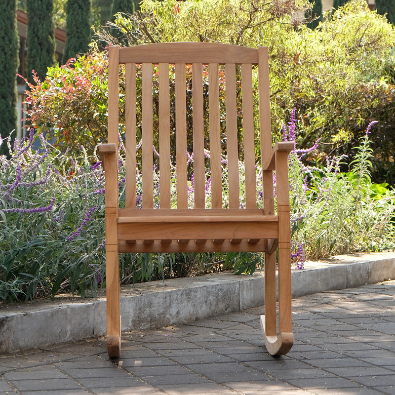 Sawyer 2-Person Teak Outdoor Seating Group, Natural