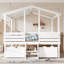 Lit mezzanine pour enfant avec tiroirs de rangement Homestead-131140130