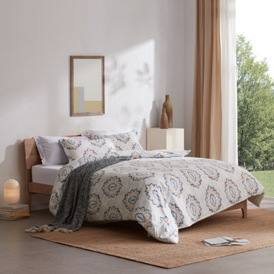 Polyester Twill Damask Duvet Cover