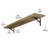 Thenna 2 Piece Paulownia Floating Shelf