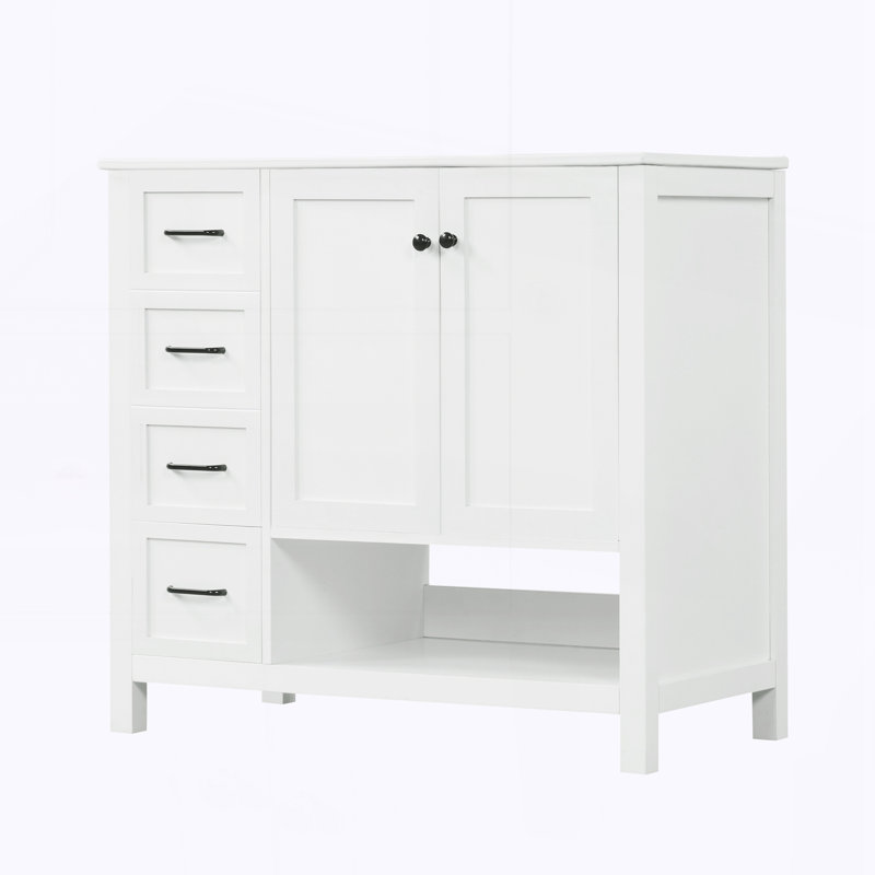 Meuble-lavabo 36 po avec comptoir d'évier, White