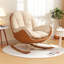 Chaise berçante moderne rembourrée-105293985