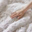 Édredon en fausse fourrure à poil long simple / simple TG / rose-130666304