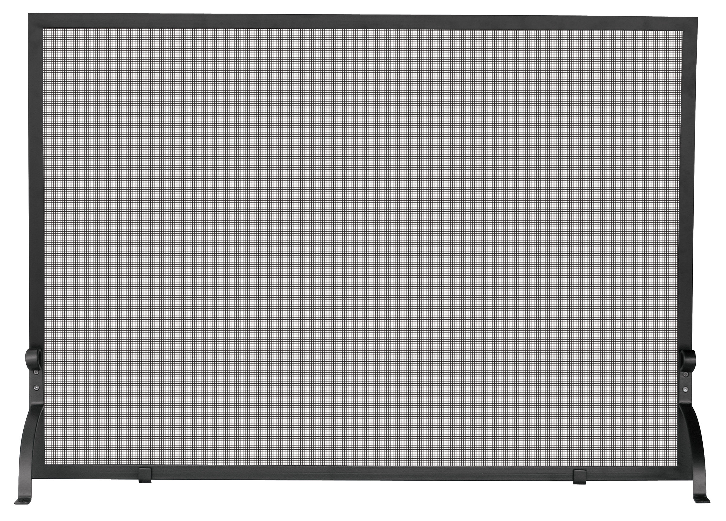 17 Stories Guffey 1 Panel Iron Fireplace Screen & Reviews | Wayfair