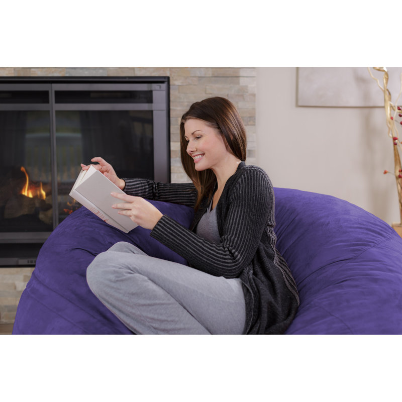 Large Bean Bag Chair & Lounger, Purple