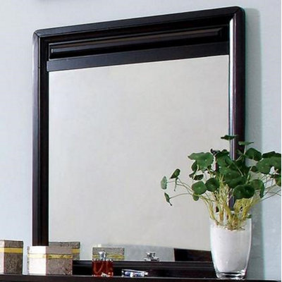 Touchet Wood Flat Wall Mirror