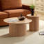 Round wooden coffee table-1559270104