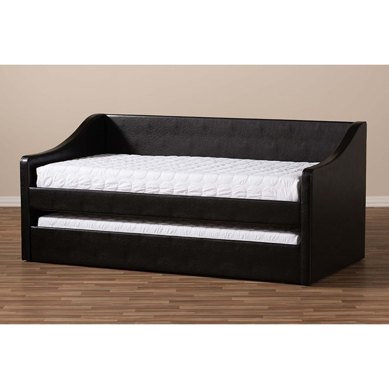 Esse Upholstered Daybed, Black
