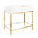 ANZZI Ventura Series 22'' Resin Rectangular Bathroom Sink with Overflow