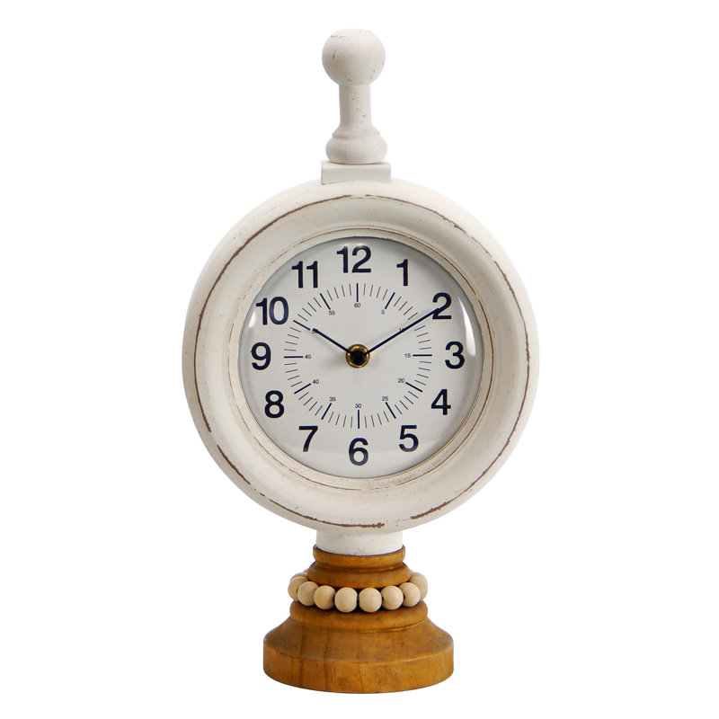 Numerical Wood Mechanical Tabletop Clock