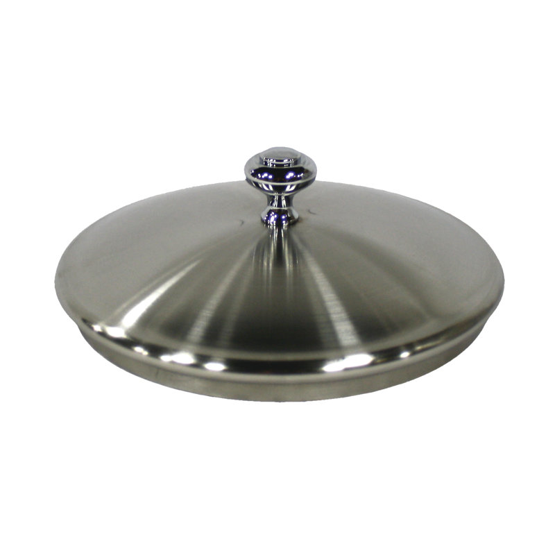 Double-Wall Brushed Stainless Steel Ice Bucket with Ring Handles