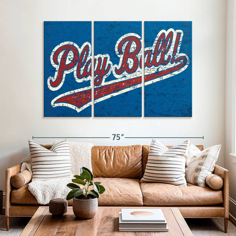 Plaque murale Kema Play Ball, H 42 po x l 65 po