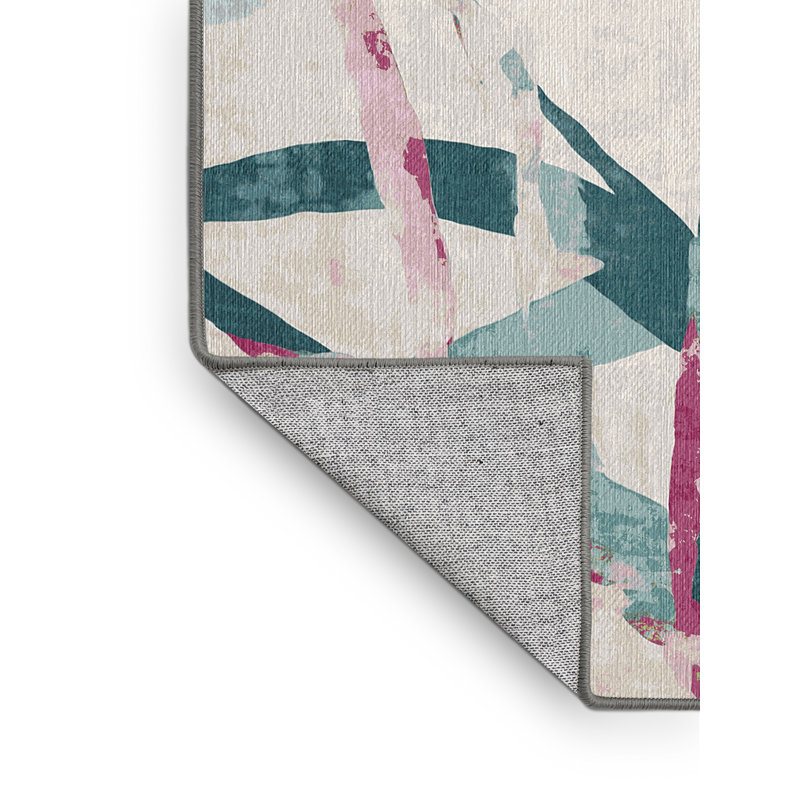 Machine Washable Gray Area Rug, Rectangle 8' x 12'