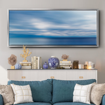 Forever Blue- Framed Canvas
