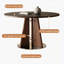 Retro round dining table-1983514435