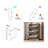 3-Tier Flip Drawer Shoe Cabinet Palace Style, 31.5" Wide Entryway Storage Tower Holds 24 Pairs, Freestanding Hallway Organizer with Adjustable/Removable Shelves, Anti-Tip-1154623448