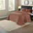 Premium Red Bedding Sets, Polyester Comfort, Modern Reversible Design For Home