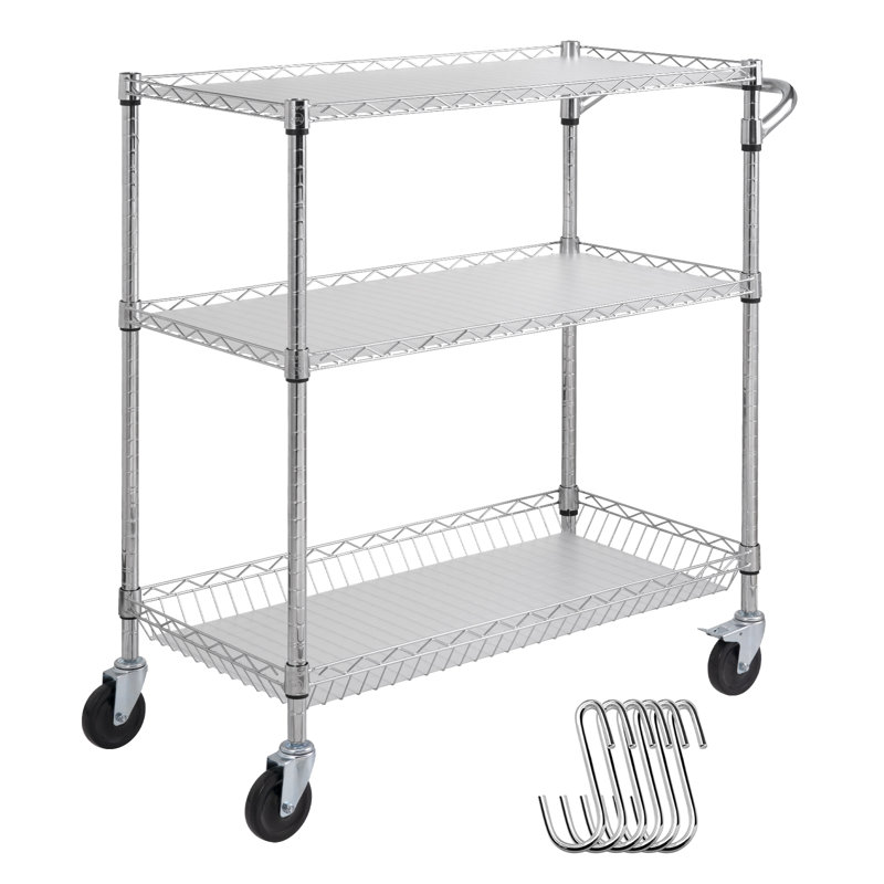 90.2cm H x 88.9cm W Utility Cart