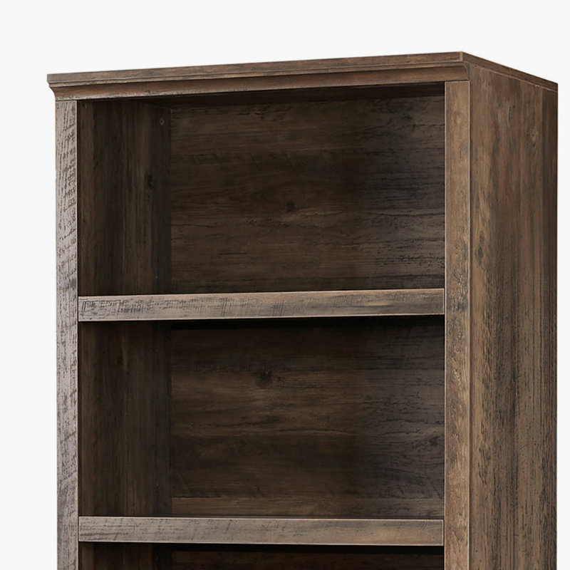Vertical Tower Cabinet with 3 Adjustable Shelves and USB Charging, Space-Saving Storage Unit for Bedroom/Office, Brown