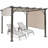 10 pi. L 10 pi. D Pavillon de jardin en acier
