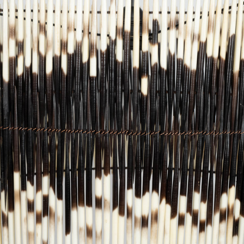 Porcupine Quill Drum Light Pendant