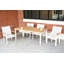 Aluminum Sling & Teak Stacking Sling Tribeca Armchair-1745821020