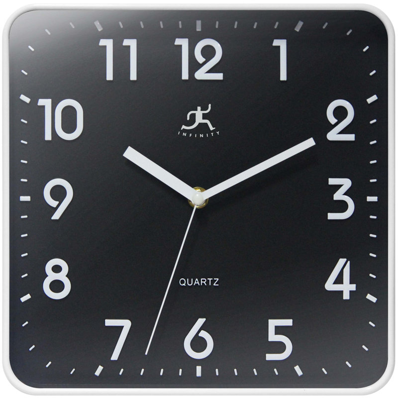 Horloge murale St. Mark, blanche, 10 po