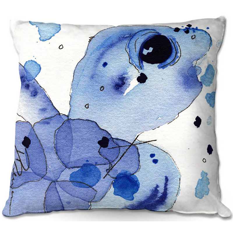 Coussin en tortue de beige canapé, 16 po x 1 po