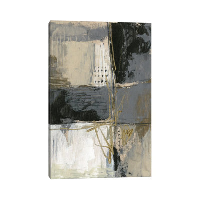 Neutral Divisions II by Jennifer Goldberger - Wrapped Canvas Painting