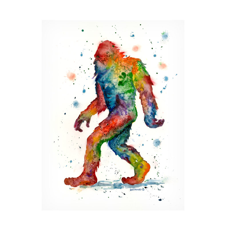 Art sur toile Dave Bartholet Sasquatch, H 35 po x l 47 po