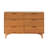 Yarber 6 Drawer Solid Wood Double Dresser-1700026029