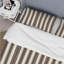 Brown White Stripe Pattern II - Traditional Duvet Cover Set-109148467