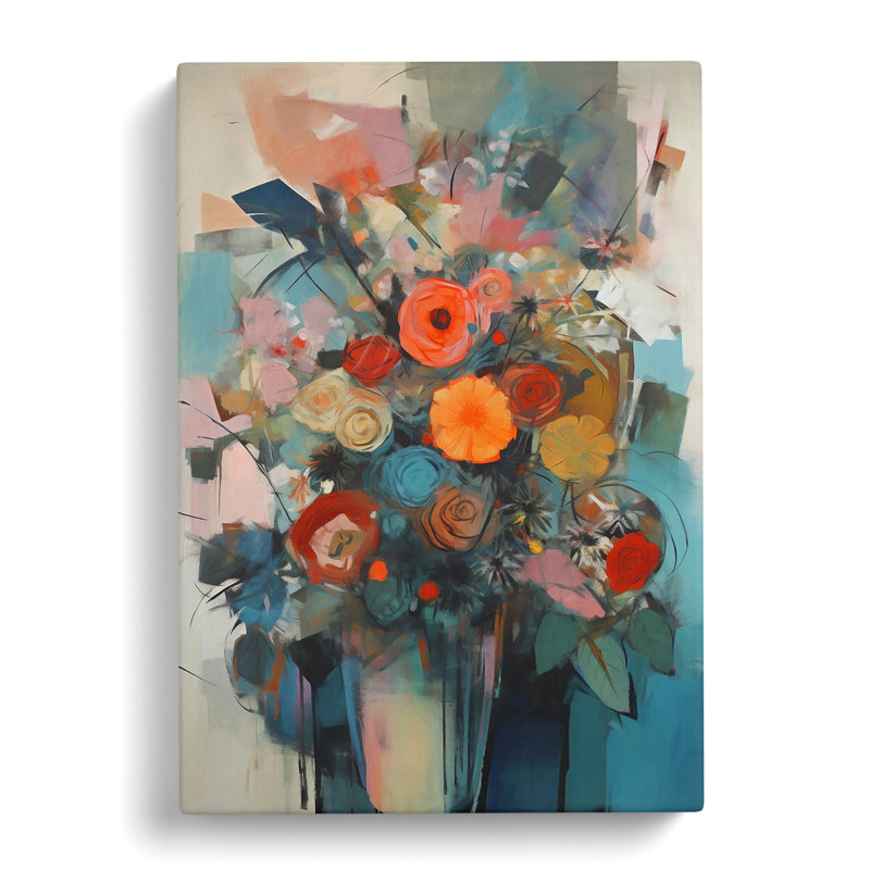 Creedon Flowers Bauhaus Vol.6 - Wrapped Canvas, 50cm H x 35cm W x 3cm D