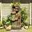 Handcrafted Outdoor Weather Resistant Floor Fountain with Lights