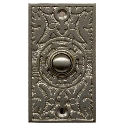 Ornate Rectangle Doorbell Button