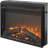 Compact Electric Fireplace Insert with Log Set, Realistic Flame & Overheat Protection-114137894