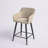 Ivanna Upholstered Counter Stool with Metal Frame-1541298674