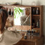 Coiffeuse avec miroir, 4 tiroirs