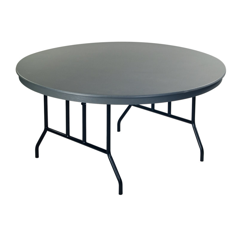 Circular Folding Table, 29'' H x 48" L x 48'' W